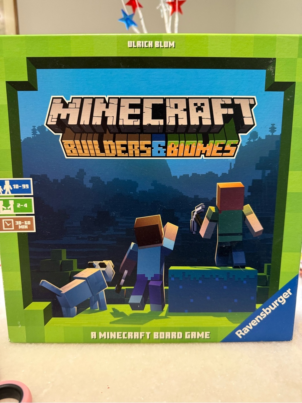 MINECRAFT Builder and Biomes BOARD GAME Ravensberger